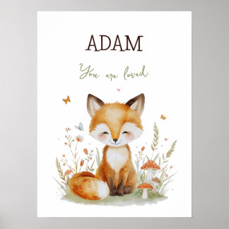 Affiche personnalisée Renard de la forêt - Vous êt