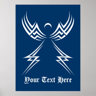 Affiche personnalisée Tribal Angel