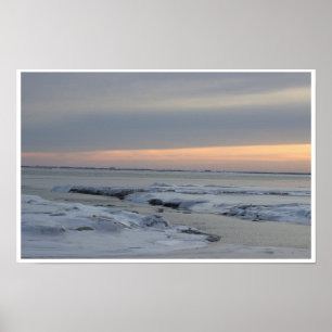 Affiche photo de paysage d'hiver
