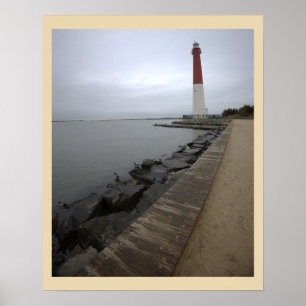 Affiche photo du phare de Barnegat Light