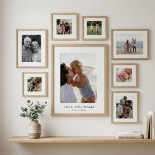Affiche Photo Personnalisée Love You Mama   Sur me
