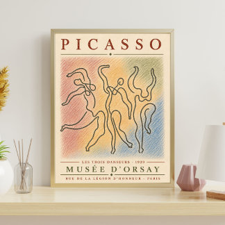 Affiche Picasso | Impression Picasso | Les Trois D