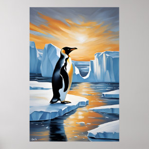 Affiche Pingouin Art