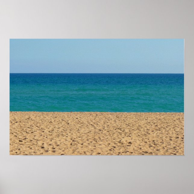 Affiche Plage, Océan, Ciel (Devant)