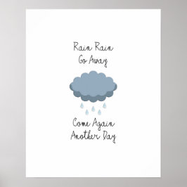 Affiche Pluie Pluie S'en Aller