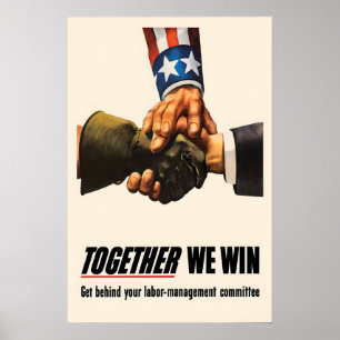 Affiche politique Comité des relations entre la di