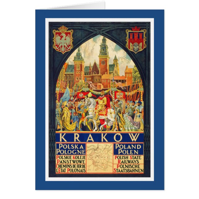Affiche polonaise de Vintage voyage (Devant)
