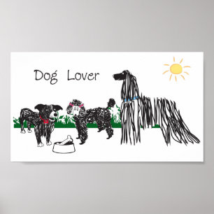 Affiche pour amateur de chiens