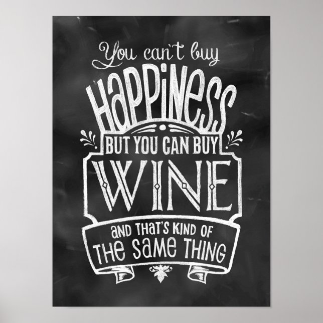 Affiche pour amateur de vin (Devant)
