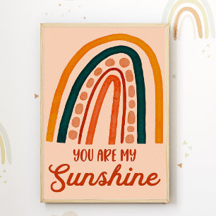 Affiche pour chambre d'enfants arc-en-ciel Impress