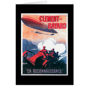 Affiche promotionnelle de dirigeable d'Adjudant