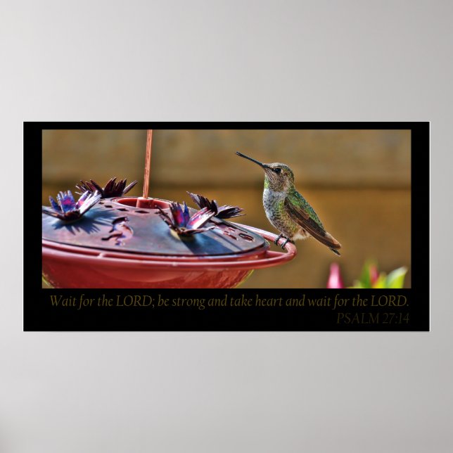 Affiche PSALM 27:14 (Devant)