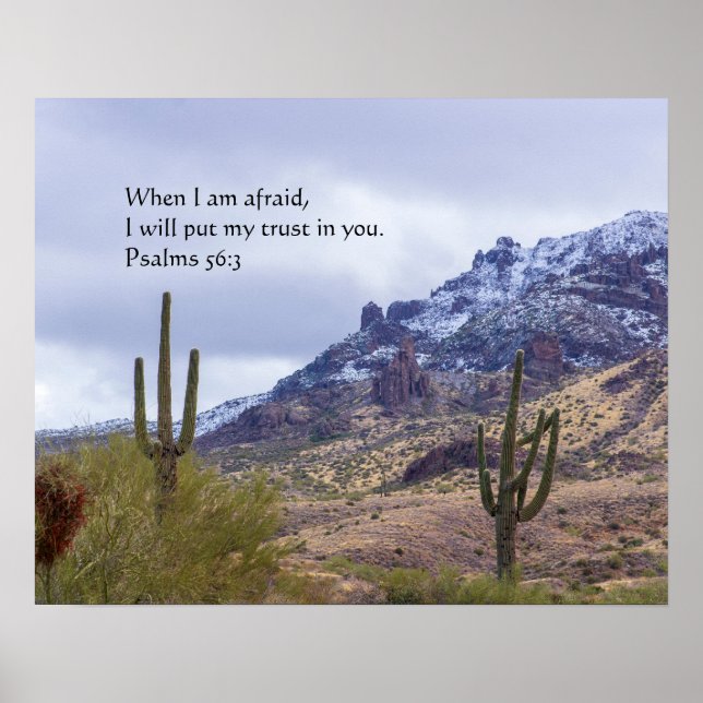 Affiche Psaume 56:3 (Devant)