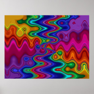 Affiche psychédélique