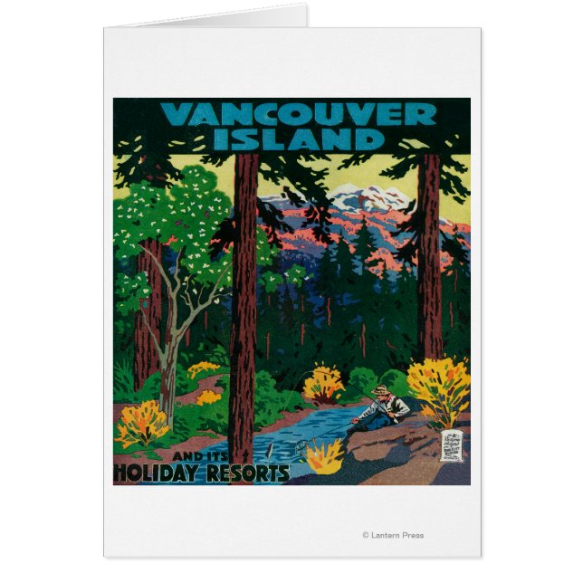Affiche publicitaire de l'île de Vancouver (Devant)