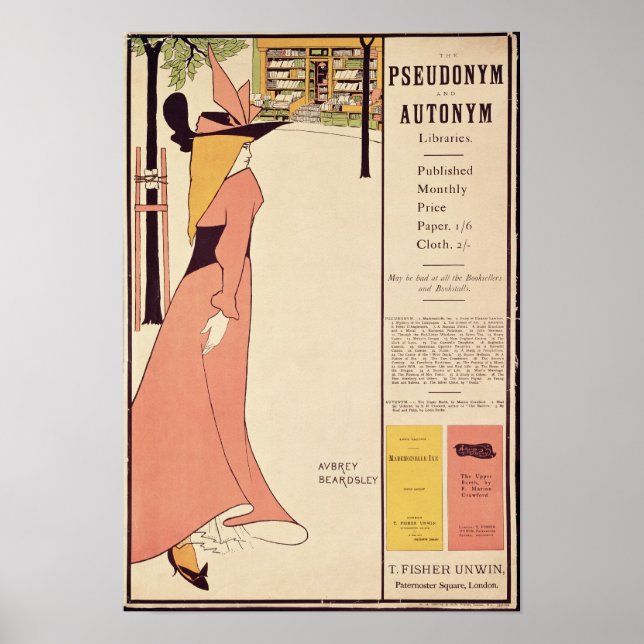 Affiche publicitaire pour 'Le Livre Jaune' (Devant)