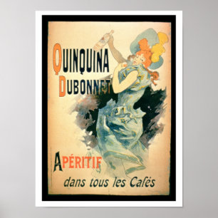Affiche publicitaire 'Quinquina' de Dubonnet (coul