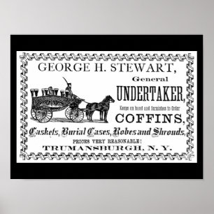 Affiche publicitaire vintage de l'entreprise