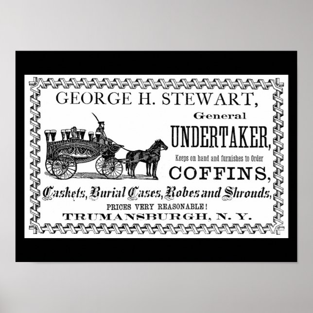 Affiche publicitaire vintage de l'entreprise (Devant)