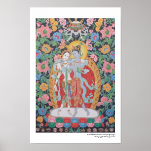 Affiche Radha-Krishna