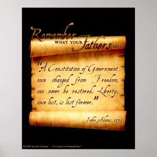 Affiche - rappelez-vous ce que vos pères ont dit