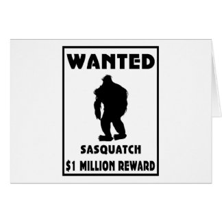 Affiche Recherchée de Sasquatch