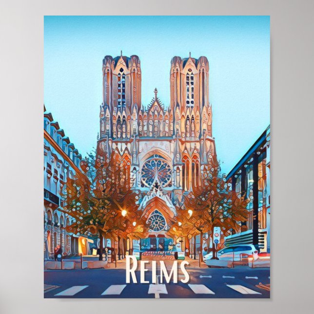 Affiche Reims Photo Vintage  Poster (Vorne)