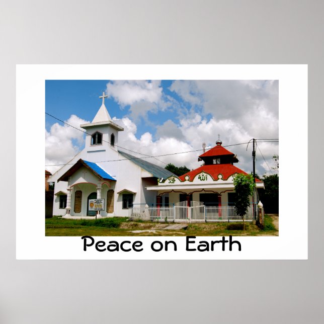 Affiche Religions Voisins pacifiques (Devant)