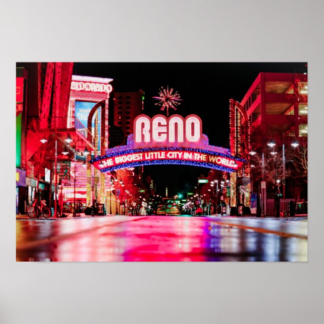 Affiche Reno, Nevada (Devant)
