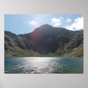 Affiche renversante de photo de Snowdon de bâti