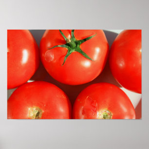 Affiche rouge de tomates