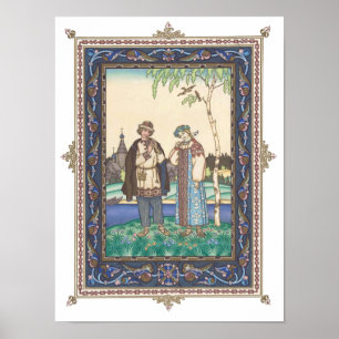 Affiche russe de Folktale de Lel et de Snegurochka