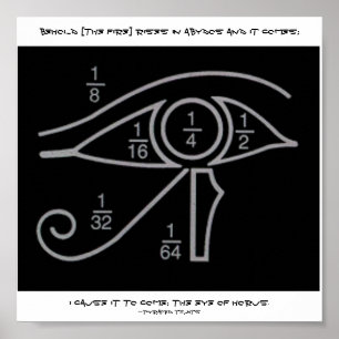 Affiche sacrée de la géométrie