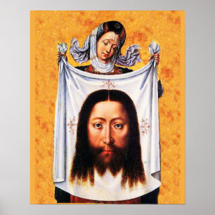 Affiche Saint-Veronica Veil Carrousel Sainte-Face 