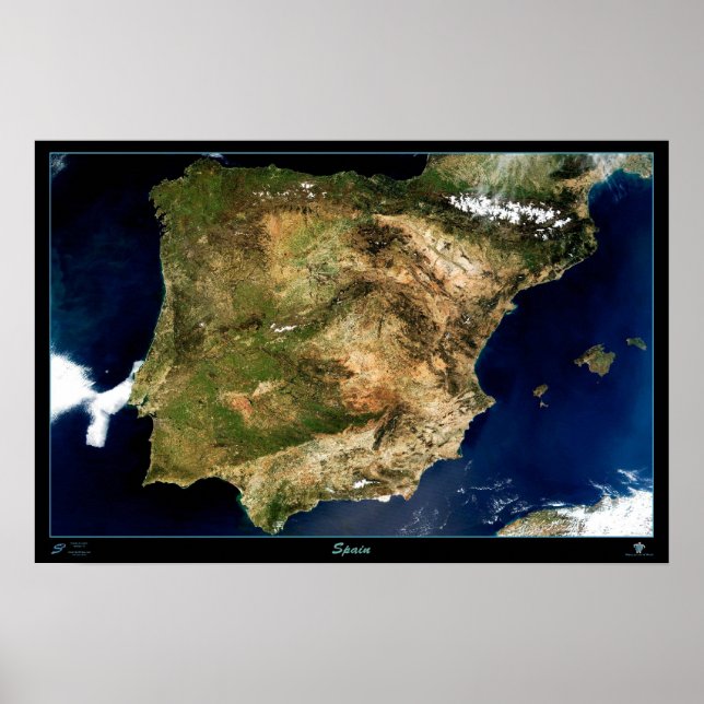 Affiche satellite en Espagne (Devant)