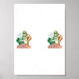 Affiche Sergent Grill Bigfoot Drôle