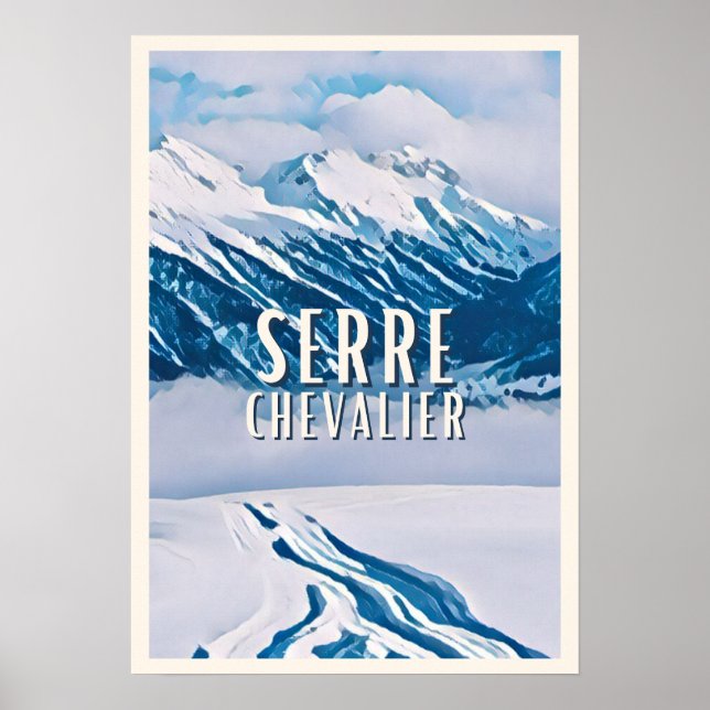 Affiche Serre Chevalier Station de ski (Devant)