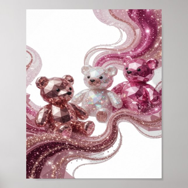 Affiche Sharp Silver THREE DIAMOND TEDDIES (Devant)