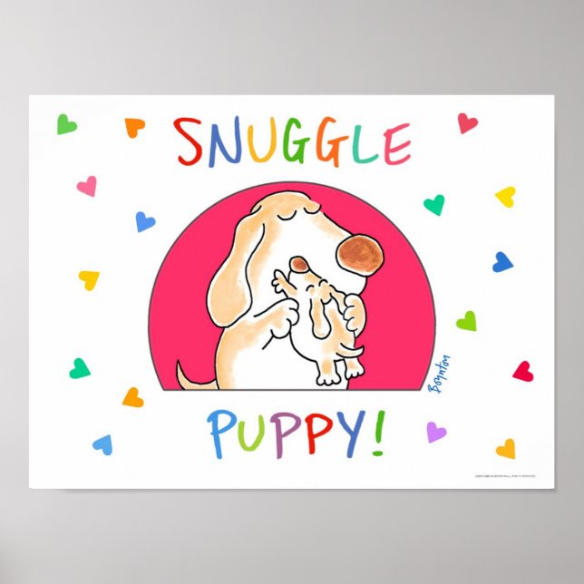Affiche SNUGLE PUPPY ! de Sandra Boynton (Devant)