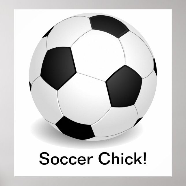 Affiche "Soccer Chick" (Devant)