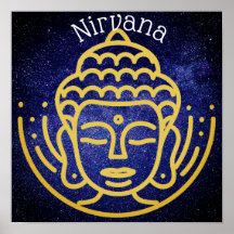 Affiche spirituelle Bouddha Nirvana