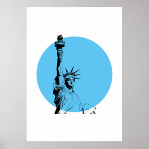 Affiche Statue De La Liberté