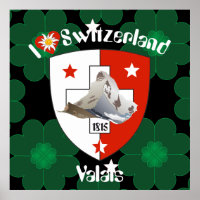 Affiche suisse du Valais