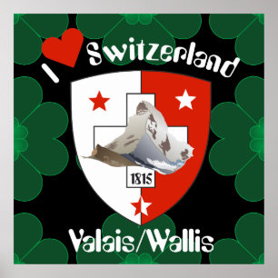 Affiche suisse du Valais