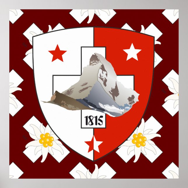 Affiche suisse du Valais (Devant)