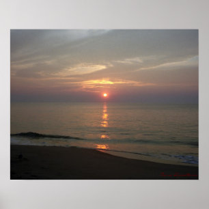Affiche Sunrise de l'océan Atlantique