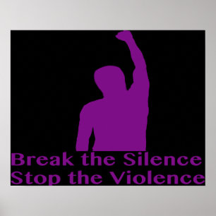 Affiche sur la violence domestique
