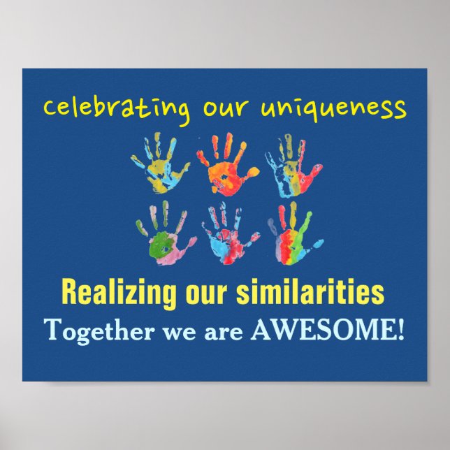 Affiche sur le climat et la communauté en classe (Devant)