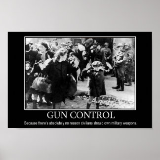 Affiche sur le contrôle des armes à feu