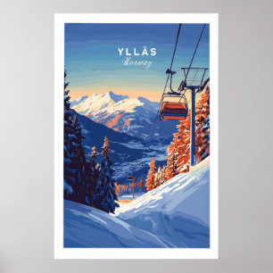 Affiche Télésiège Ylläs 1